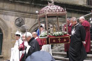 A procession on St. James' feast day, July 25