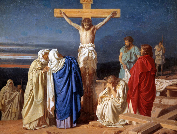 Evgraf Semenovich Sorokin, “Crucifixion,” 1873