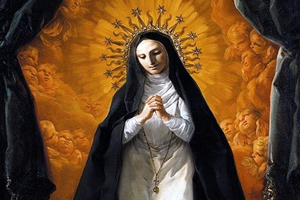 Corrado Giaquinto, “Saint Margaret Mary Alacoque Contemplating the Sacred Heart of Jesus”, c. 1765