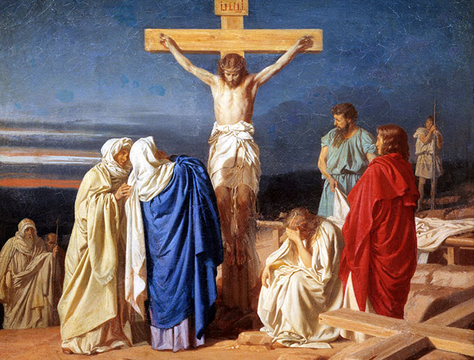 Evgraf Semenovich Sorokin, “Crucifixion” (1873)