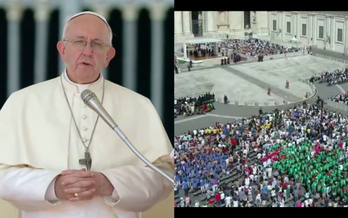 Pope Francis Wednesday Audience at St. Peters Square 9 Aug 2018