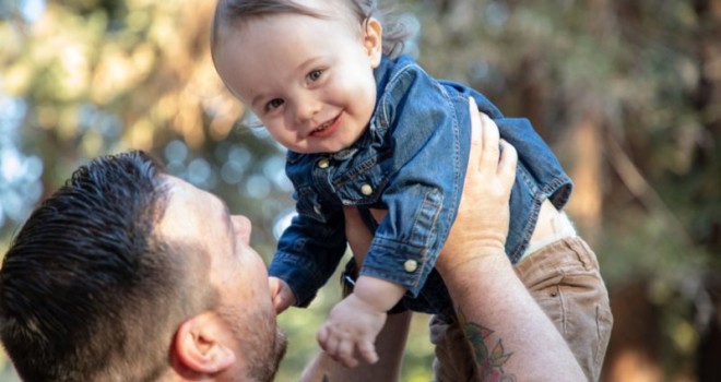 Father Playing With Child