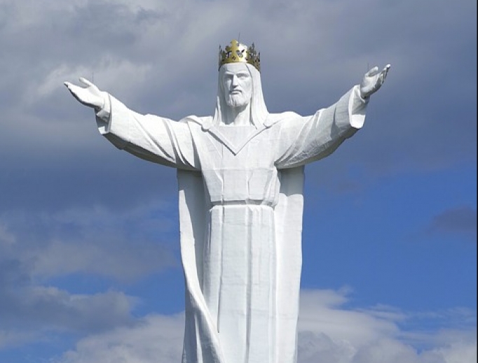 Christ the King statue in Poland