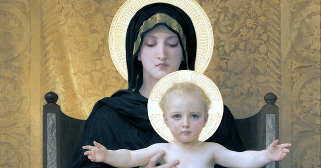 William Bouguereau (1825-1905), “Virgin and Child”