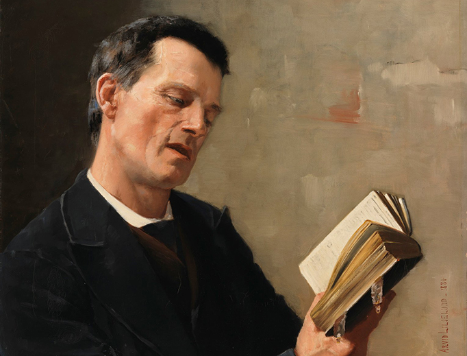 Arvid Liljelund, “Man Singing Hymn”, 1884