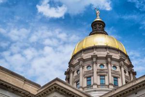 The gold dome of Georgia's Capitol in Atlanta. 