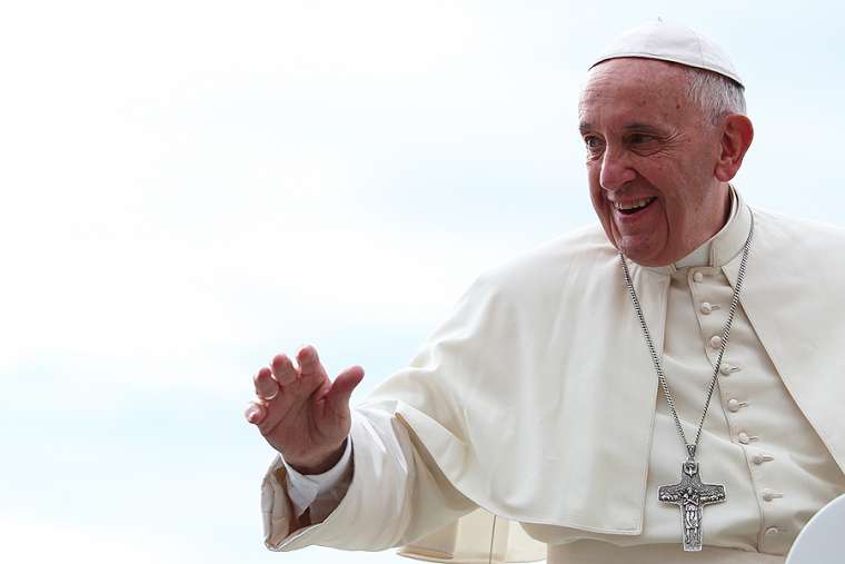 Pope Francis at the general audience in St. Peter's Square on Sept. 7, 2016. 