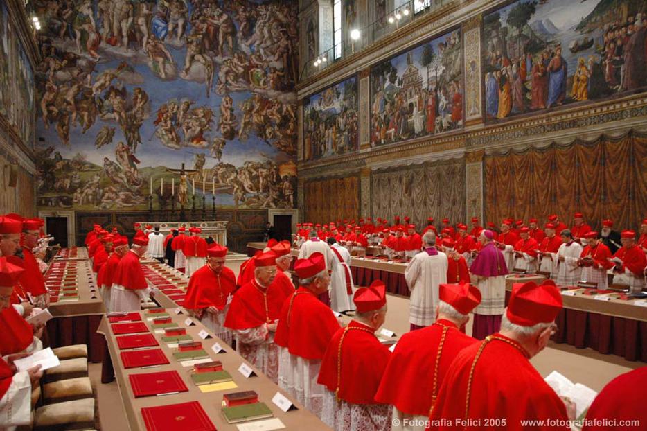 The cardinals will soon meet in the Sistine Chapel to elect a new pope. Should we pray for them?