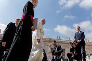 Pope Francis in St. Peter's Square for his General Audience, June 5, 2019. 