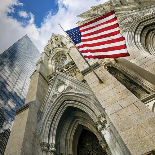 St. Patrick's Cathedral in New York City.
