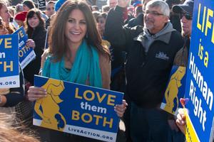 Live Action President Lila Rose attends the March for Life. 