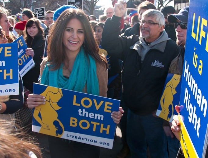 Live Action President Lila Rose attends the March for Life. 