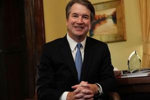 Supreme Court nominee Judge Brett Kavanaugh on Capitol Hill July 17 in Washington. 