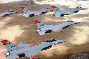 Egyptian F-16 fighter planes