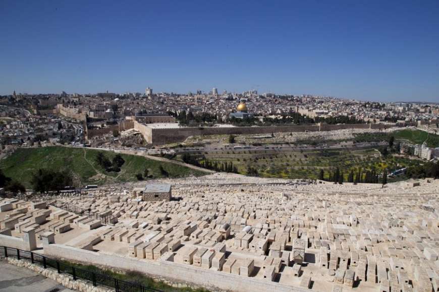 A view overlooking Jerusalem in March 2017. 