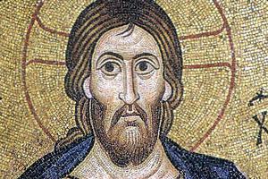 Christ Pantocrator, mosaic, cupola of choir, Hosios Loukas Monastery, Boeotia, Greece, early 11th century
