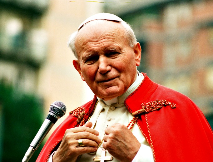 Pope St. John Paul II in 1996.