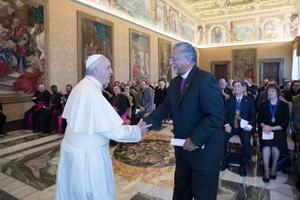 


Pope Francis meets with the World Methodist Council Oct. 19. 
