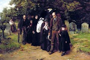 Francis Montague Holl, “I Am the Resurrection and the Life,” 1872