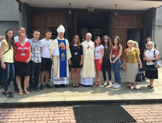 Final catechesis at Mary, Queen of Poland Church, established by St. John Paul II in the mid-1970s before his papal election.