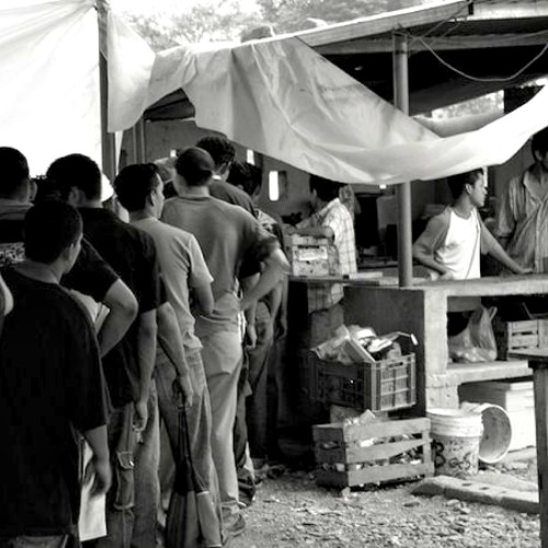 Central American migrants in Mexico. 