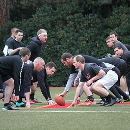 Seminarians from the NAC face off in the 2013 Spaghetti Bowl.