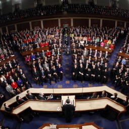 POWERLESS? Although the House of Representatives voted to repeal the 2010 healthcare reform act, decisions about public funding of contraceptives are now in the hands of regulators and out of the hands of elected representatives. President Obama is pictured delivering the State of the Union address to a joint session of Congress Jan. 25. 