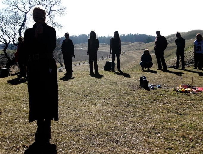 A neo-pagan ritual in Scandinavia: Paganism is gaining ground of late, in a disturbing development in certain locales. 