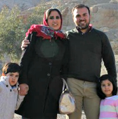 Pastor Saeed Abedini with his family



