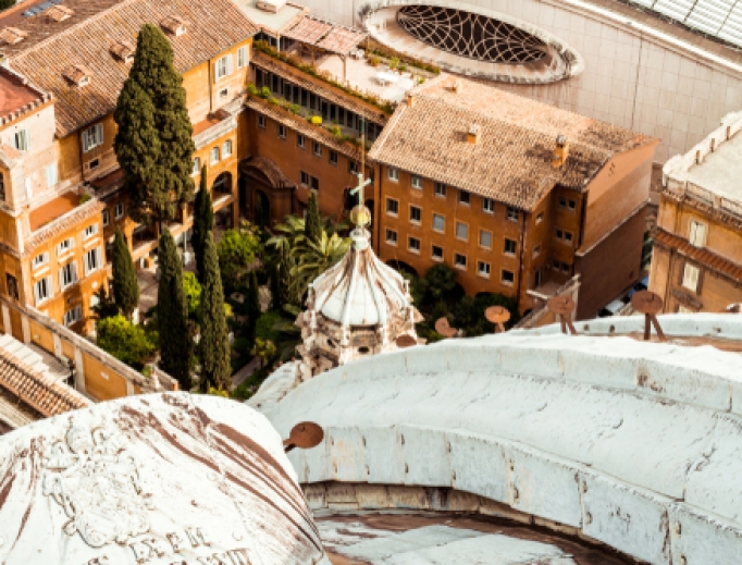 Vatican City's Teutonic cemetery. 