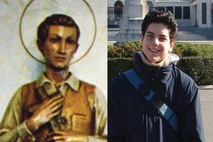 Blessed Nunzio Sulprizio (left) and Venerable Carlo Acutis (right) both loved the Eucharist and the Rosary. 