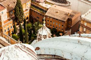 Vatican City's Teutonic cemetery. 