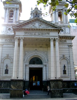 Basilica Cathedral of Our Lady of the Rosary, in Rosario, Argentina.
