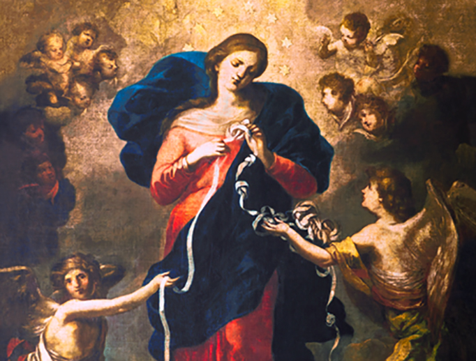 Johann Georg Melchior Schmidtner (1625-1705), “Our Lady Undoer of Knots”