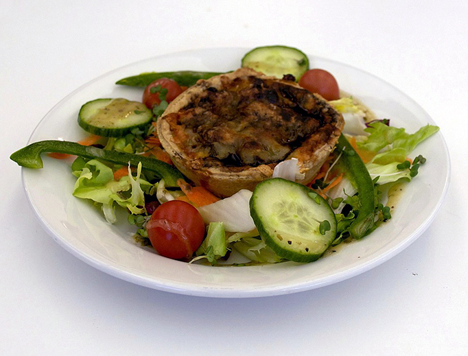 An ‘Ember Day’ pie, from a 14th-century English recipe found in the John Rylands Library in Manchester.
