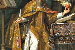 St. Augustine (portrait by Philippe de Champaigne, 17th century) wrote at length about the common good in his fifth-century work, City of God.