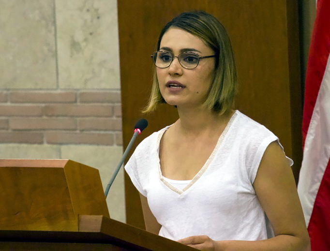  Salwa Khalaf Rasho, a Yazidi girl from Sinjar, Iraq, testifies about the persecution faced by Yazidis and other vulnerable communities in Iraq and Syria. 