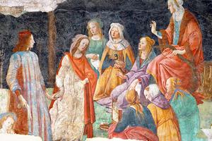 Sandro Botticelli, “A Young Man Being Introduced to the Seven Liberal Arts,” c. 1484 Sandro Botticelli, “A Young Man Being Introduced to the Seven Liberal Arts,” c. 1484