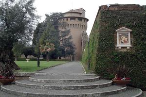 St. John’s Tower in the Vatican Gardens is the seat of the Secretariat for the Economy.
