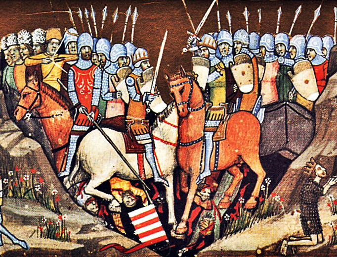 Chronicon Pictum, “The Battle of Ménfő,” 14th century