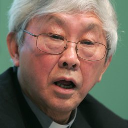 Cardinal Joseph Zen speaks during a news conference in Hong Kong in this July 5, 2007 file photo in response to the Pope's comment calling on China to lift restrictions on religious freedom that "suffocate" the Church and sow divisions among Catholics, in his most significant address on China to date.