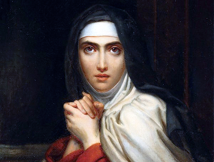 François Gérard, “Teresa of Ávila” (detail), 1827