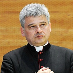 Archbishop Konrad Krajewski, papal almoner