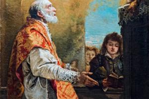 St. Philip Neri (Giandomenico Tiepolo, Oratory of the Crucifix, Church of San Polo, Venice)