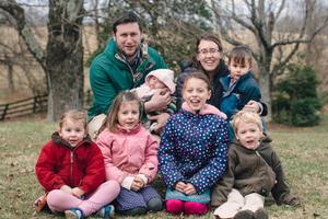 The Straight family on the farm and images of their livestock.