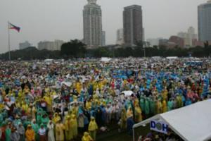 Millions gather in Manila for Pope Francis' closing Mass on Jan. 18.