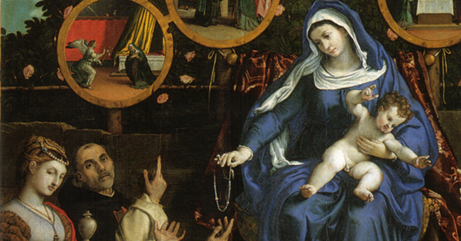 Lorenzo Lotto (1480–1556), "Madonna of the Rosary"