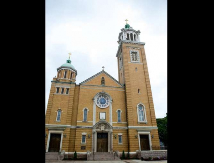 St. Joseph's Catholic Church in New Haven. 