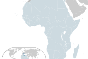 Tunisia location in Africa