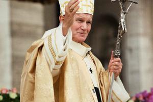Pope John Paul II circa 1983.
